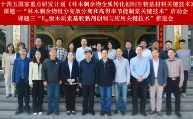 林木剩余物全質轉化創制生物基材料關鍵技術研發項目啟動，助力綠色低碳產業鏈升級